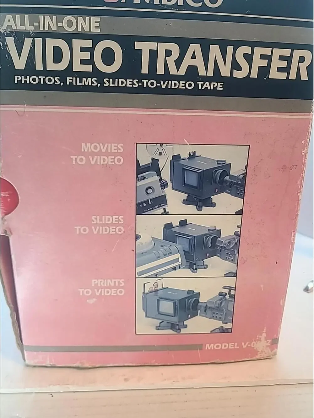 Ambico Complete Video Transfer System Vtg Model V-0652 Photos & Slides New Read